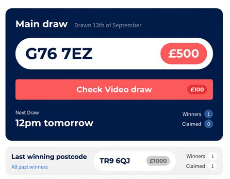 pick my postcode lottery|Pick My Postcode lottery explained .